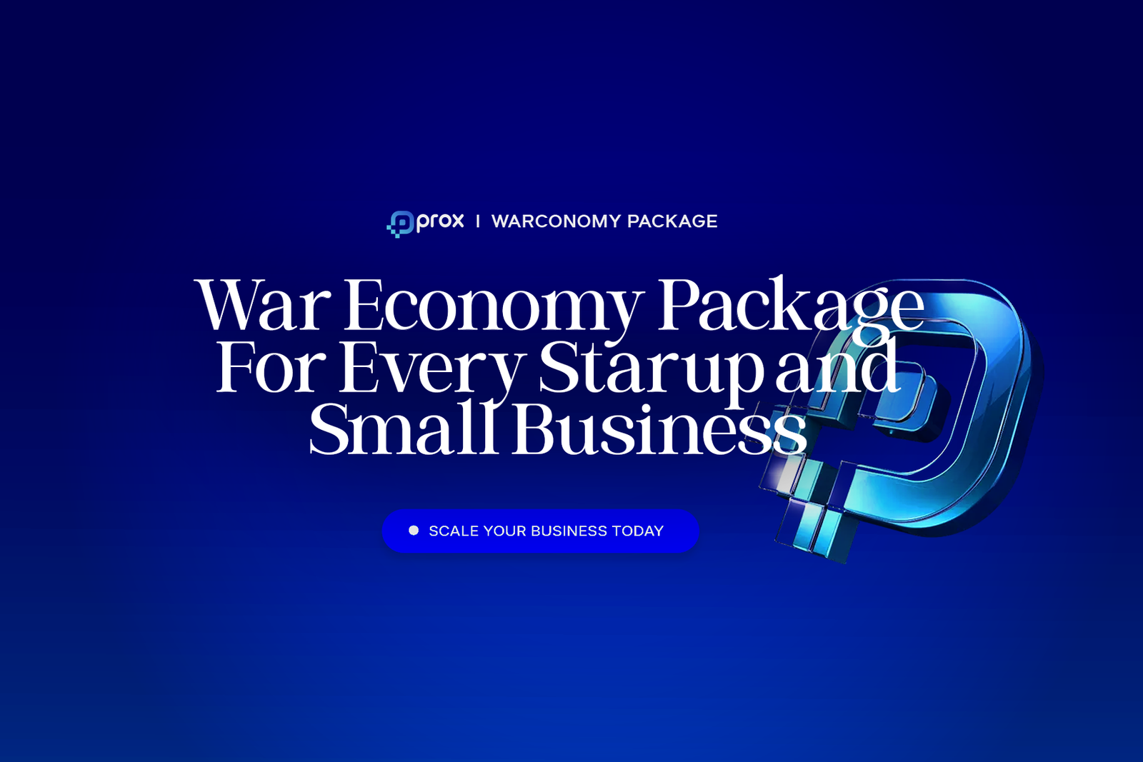Prox Digital Agency Launches the War Economy Package for UK Startups