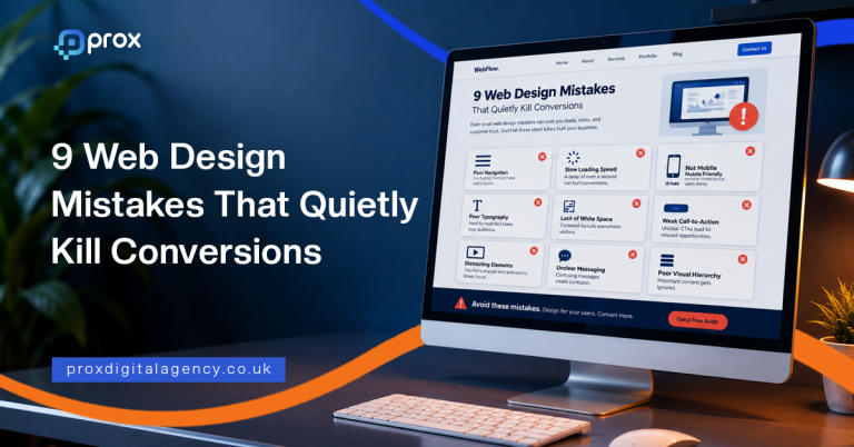 9 Web Design Mistakes That Quietly Kill Conversions